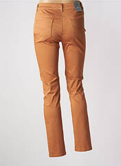 Pantalon slim marron JULIE GUERLANDE pour femme seconde vue