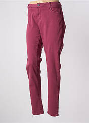 Pantalon slim rose C'EST BEAU LA VIE pour femme seconde vue