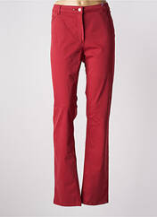 Pantalon slim rouge JULIE GUERLANDE pour femme seconde vue