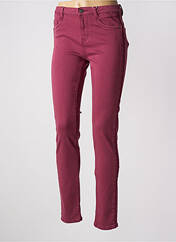 Pantalon slim violet C'EST BEAU LA VIE pour femme seconde vue