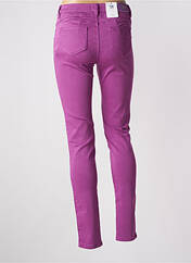 Pantalon slim violet clair C'EST BEAU LA VIE pour femme seconde vue