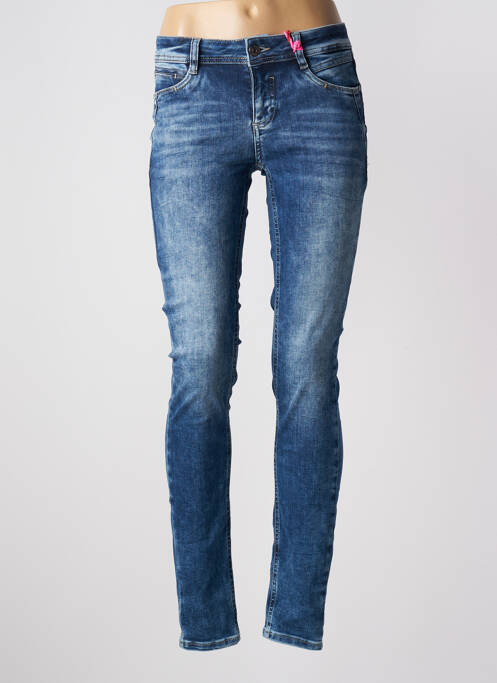 Jeans coupe slim bleu STREET ONE pour femme