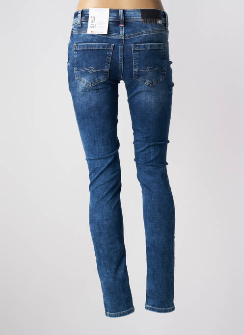 Jeans coupe slim bleu STREET ONE pour femme