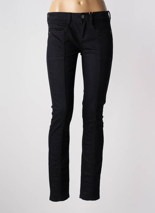 Jeans coupe slim noir STREET ONE pour femme