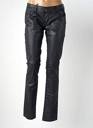Pantalon slim tissage enduit taille normale noir DN.SIXTY SEVEN femme