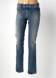 Jeans coupe slim effet usé délavé taille normale bleu DN.SIXTY SEVEN femme