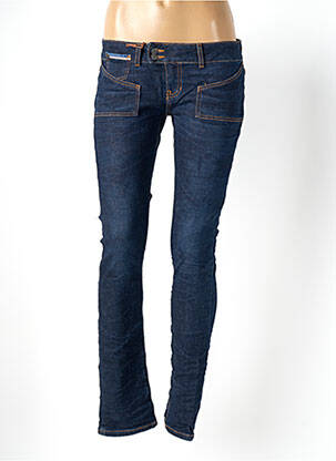 Jeans coupe slim tissage brut taille basse bleu DN.SIXTY SEVEN femme