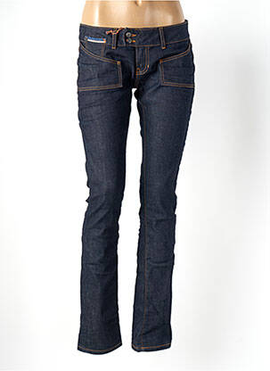 Jeans coupe slim tissage brut taille basse bleu fonce DN.SIXTY SEVEN femme