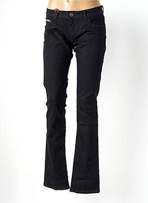 Jeans coupe droite stretch taille basse noir DN.SIXTY SEVEN femme