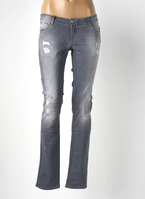 Jeans coupe slim gris DN.SIXTY SEVEN pour femme