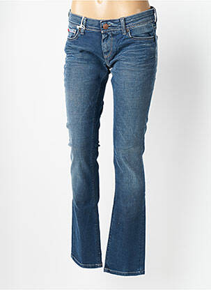 Jeans coupe droite stretch taille basse bleu DN.SIXTY SEVEN femme