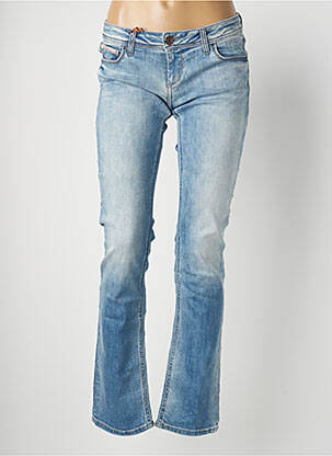 Jeans coupe droite stretch taille basse bleu DN.SIXTY SEVEN femme