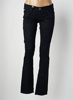 Jeans coupe droite stretch taille basse noir DN.SIXTY SEVEN femme