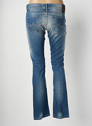 Jeans coupe droite effet usé délavé taille basse bleu DN.SIXTY SEVEN femme
