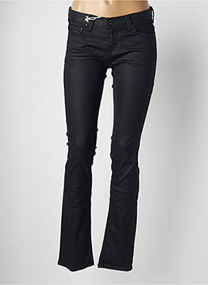 Jeans coupe droite stretch taille basse noir DN.SIXTY SEVEN femme