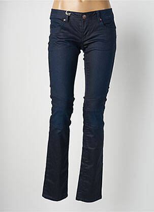 Jeans coupe droite stretch taille basse bleu DN.SIXTY SEVEN femme