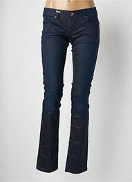 Jeans coupe droite stretch taille basse bleu DN.SIXTY SEVEN femme