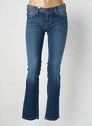 Jeans coupe droite stretch taille basse bleu DN.SIXTY SEVEN femme
