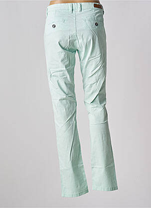 Pantalon chino fermeture zippée sous rabat boutonné taille normale vert DEELUXE femme