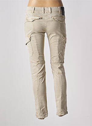 Pantalon cargo slim taille normale beige DN.SIXTY SEVEN femme
