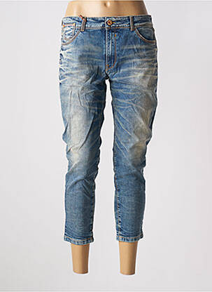 Jeans coupe slim tissage brut taille normale bleu SIXTY SEVEN femme
