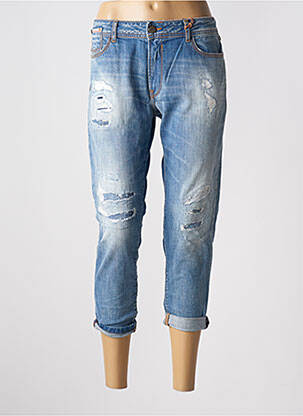 Jeans coupe slim tissage brut taille normale bleu SIXTY SEVEN femme