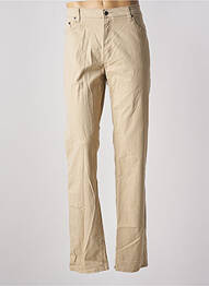 Pantalon droit taille normale taille normale beige JOST homme
