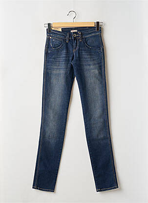Jeans coupe slim tissage brut taille normale bleu WRANGLER femme