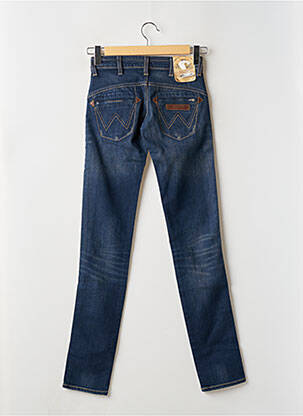 Jeans coupe slim tissage brut taille normale bleu WRANGLER femme
