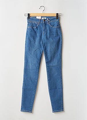 Jeans coupe slim tissage brut taille normale bleu WRANGLER femme
