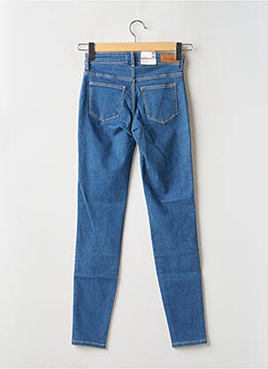Jeans coupe slim tissage brut taille normale bleu WRANGLER femme