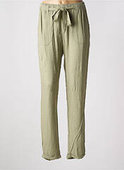 Pantalon chino vert DEELUXE pour femme seconde vue