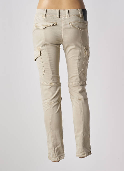 Pantalon cargo poches taille normale beige DN.SIXTY SEVEN femme