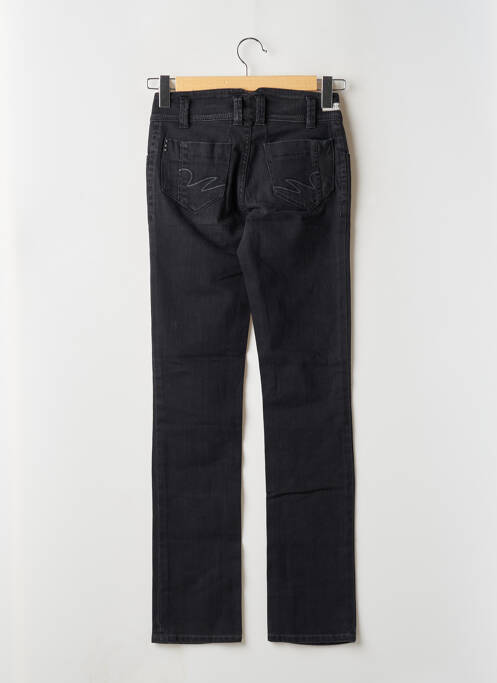 Jeans coupe slim tissage brut taille normale noir SIXTY SEVEN femme