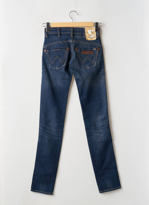 Jeans coupe slim tissage brut taille normale bleu WRANGLER femme