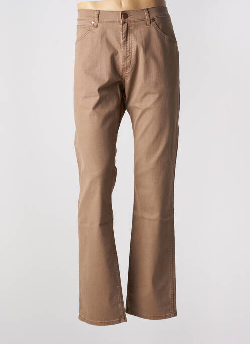 Pantalon droit marron WRANGLER pour homme