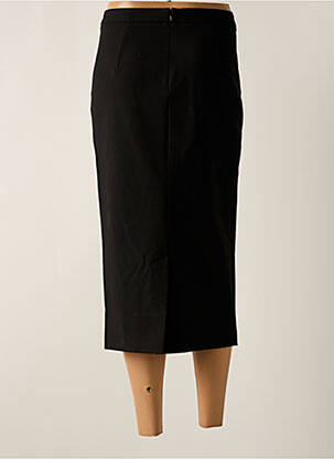 Jupe mi-longue taille à pinces noir TRUSSARDI JEANS femme