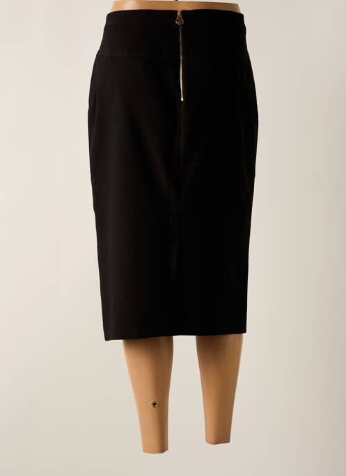 Jupe longue fermeture zippée au dos noir TRUSSARDI JEANS femme