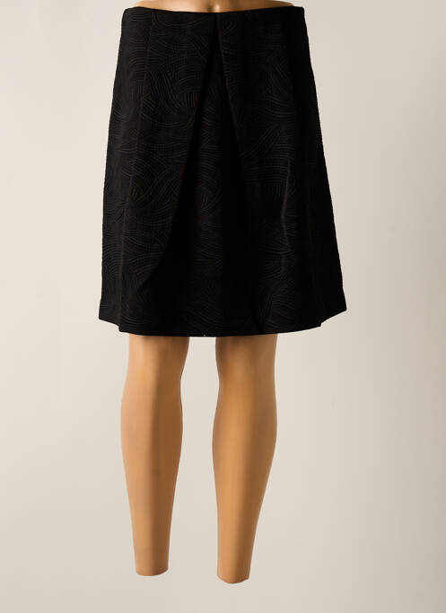Jupe courte coupe droite noir TRUSSARDI JEANS femme