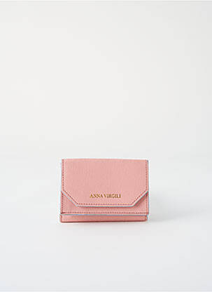 Portefeuille rose clair ANNA VIRGILI pour femme