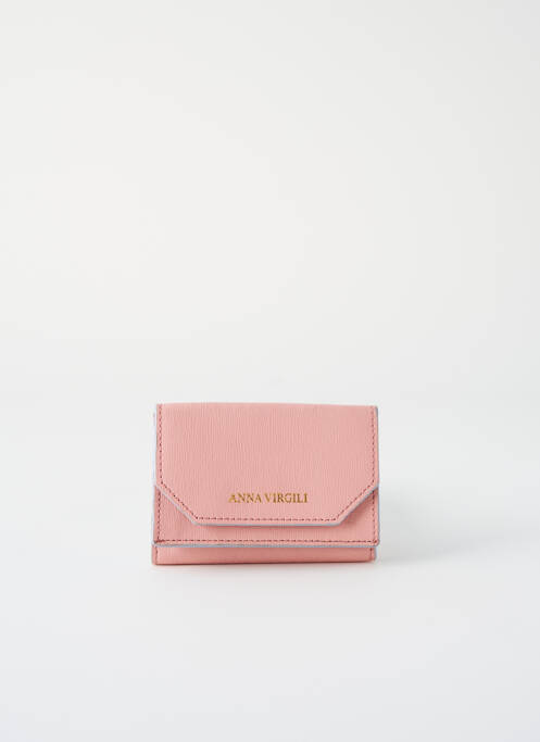 Portefeuille rose clair ANNA VIRGILI pour femme