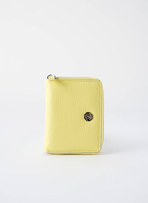 Porte-monnaie jaune ANNA VIRGILI pour femme