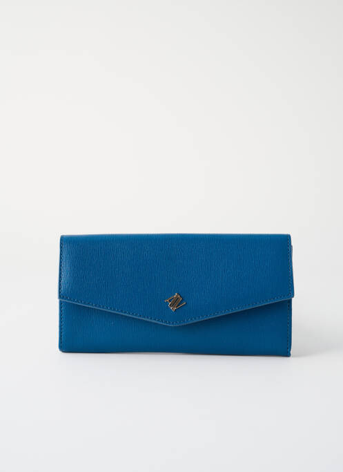 Portefeuille bleu ANNA VIRGILI pour femme