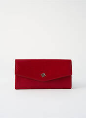 Portefeuille rouge ANNA VIRGILI pour femme seconde vue