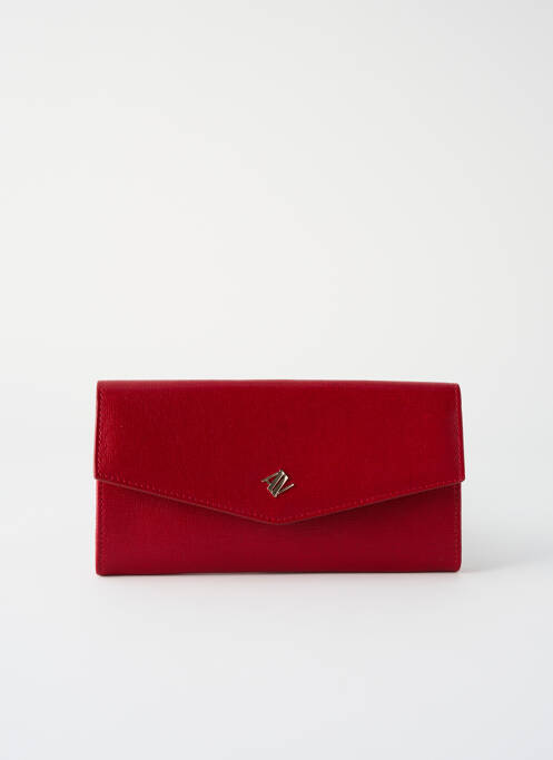 Portefeuille rouge ANNA VIRGILI pour femme