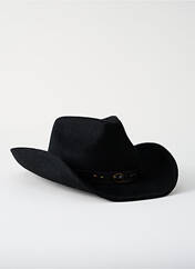 Chapeau noir HKM pour homme seconde vue