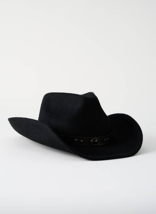 Chapeau noir HKM pour homme