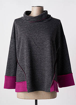 Pull gris FRANCK ANNA pour femme