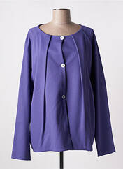 Veste casual violet JUST CURVY pour femme seconde vue