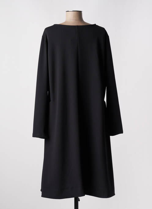 Robe mi-longue noir JUST CURVY pour femme